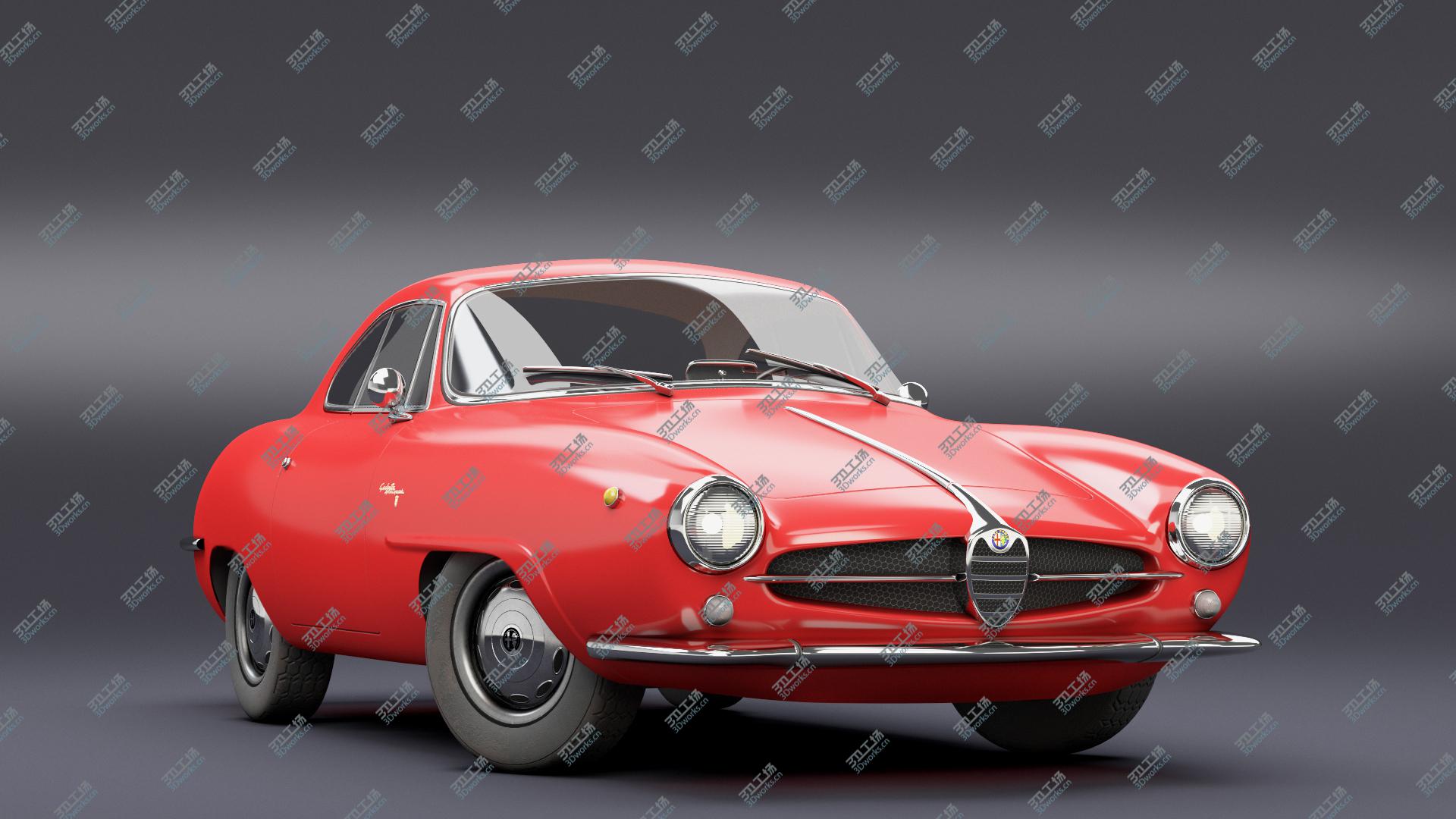 images/goods_img/2021040164/1961's Alfa Romeo Giulietta Sprint [Low Poly] 3D model/1.jpg